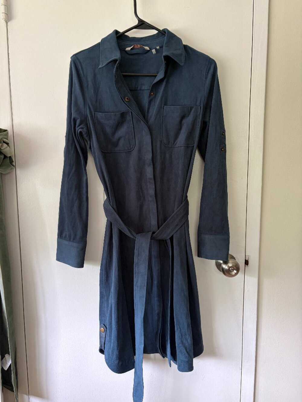 Faux Suede Women's Dress - XS